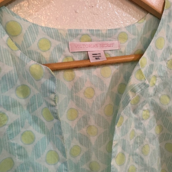 Victoria's Secret Swim Cover Up Kaftan Long Sleeve Medallion Print Women M/L - Picture 3 of 3